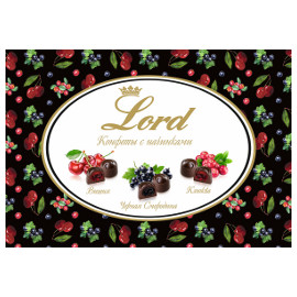 Шоколадные конфеты с начинкой Ассорти ягодное LORD, 155гр