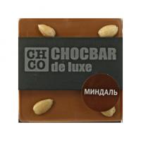 Шоколад молочный Миндаль  DE LUXE CHCO, 85 гр