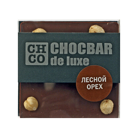 Шоколад темный Лесной орех  DE LUXE CHCO, 85 гр