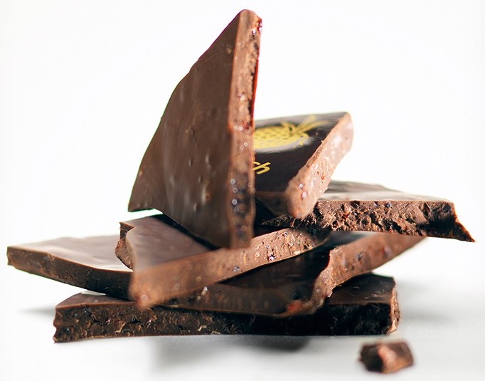 Шоколад темный (ежевика) LADERACH, 100г