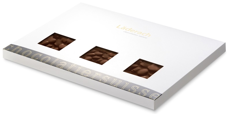 Шоколад темный в коробке (миндаль) LADERACH, 950г