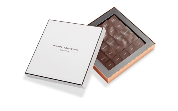 Шоколад PIERRE MARCOLINI, SAVEURS DU MONDE, ассорти - темный GRAND CRU, 100 гр
