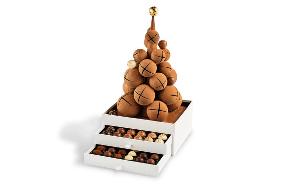 Шоколад PIERRE MARCOLINI, DARK CHRISTMAS TREE, ЕЛКА РОЖДЕСТВЕНСКАЯ с конфетами, 1450 гр