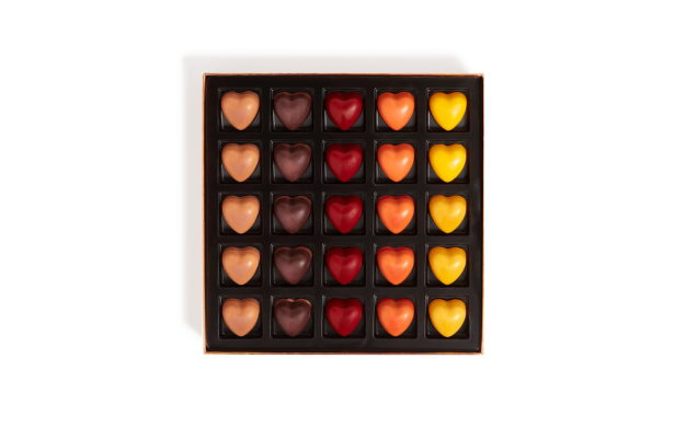 Шоколад PIERRE MARCOLINI в коробке ярусами, EMOTION, два яруса, 377г