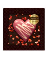 Сердце в шоколаде Клубника, 90 гр, блистер