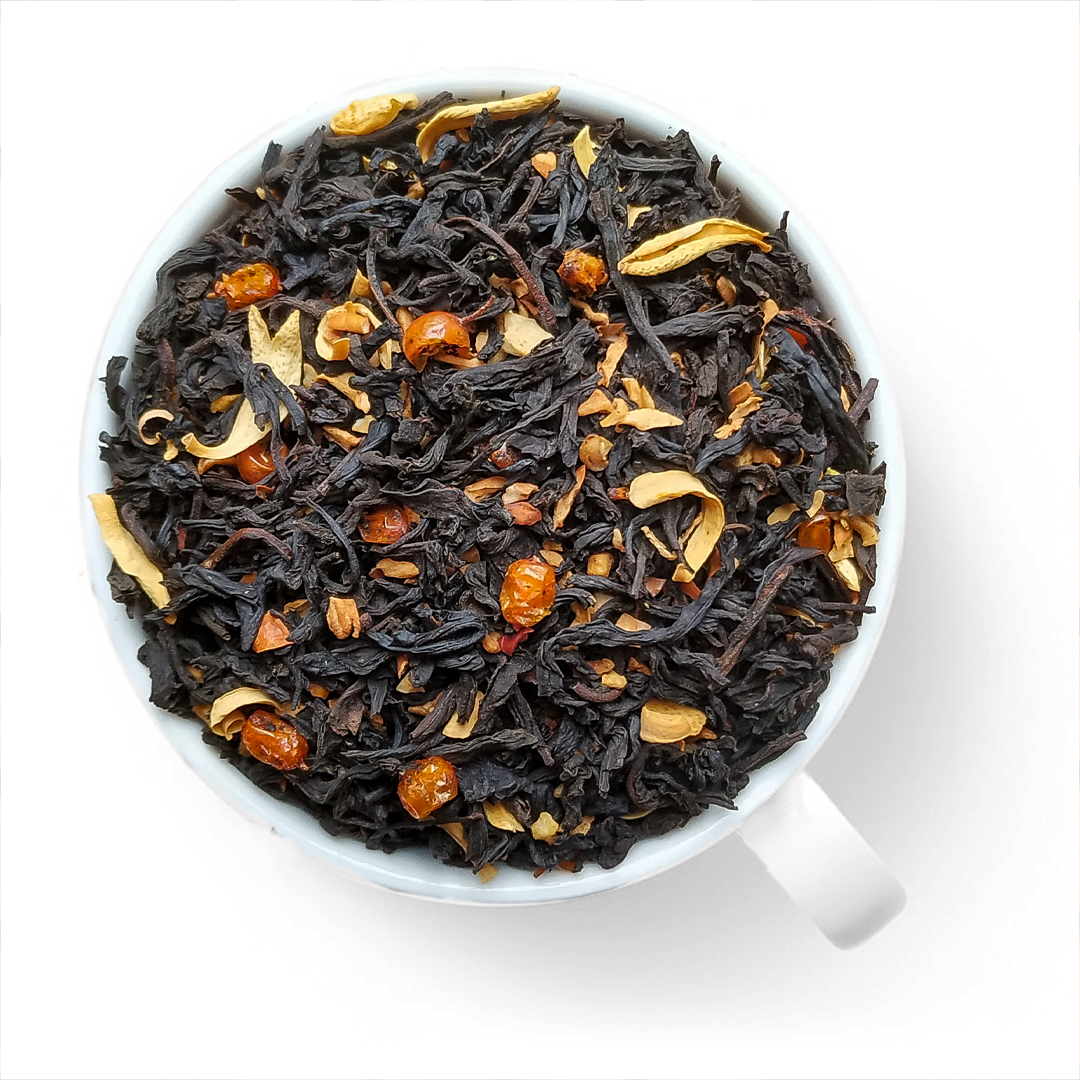 Черный чай с облепихой. Облепиховый черный чай. Чёрный чай с ароматом облепихи Ахмад. Черный чай Янтарный.