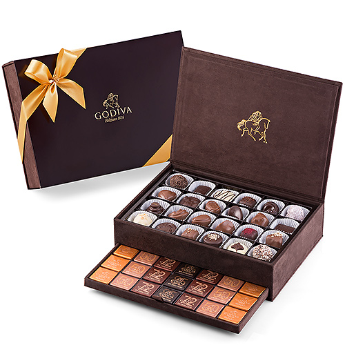 Шоколадные конфеты Godiva Royal Gift Box Large 94шт GODIVA, 950г