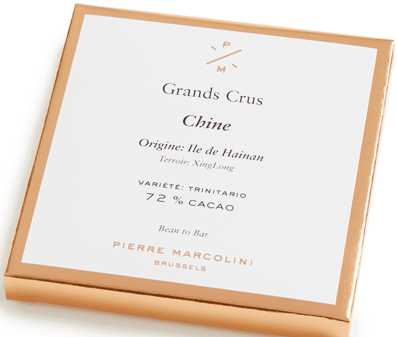 Шоколад плиточный, темный China tablet PIERRE MARCOLINI, 70гр