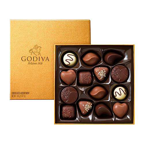 Шоколадные конфеты Godiva Fall Gold Rigid 14шт GODIVA