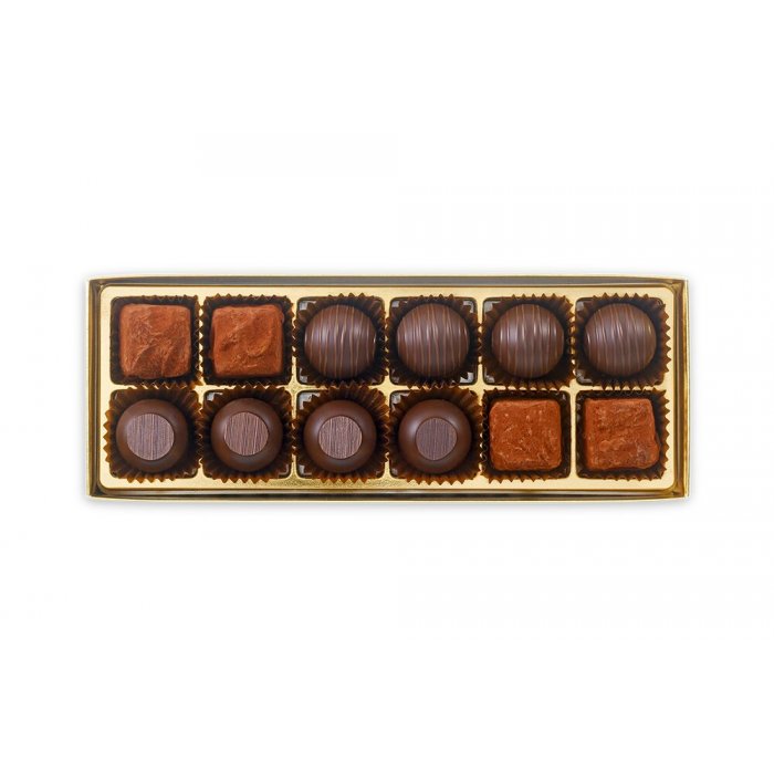 Шоколадные конфеты трюфели Truffles Grand Cru Assorted 12шт LADERACH, 130г