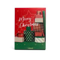 Шоколадные конфеты пралине Advent Calendar Classic Merry Christmas 24шт LADERACH, 310г_0
