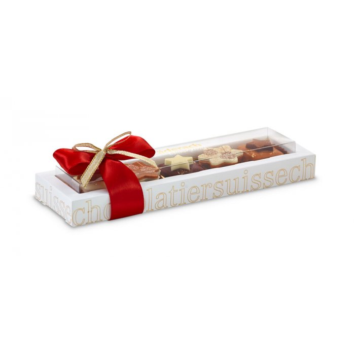 Шоколадные конфеты пралине Pralines assorted dark chocolat box 5шт LADERACH, 60г
