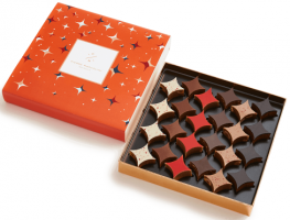 Шоколадные конфеты Box of 24 Gianduja Stars 24шт Pierre Marcolini, 195г