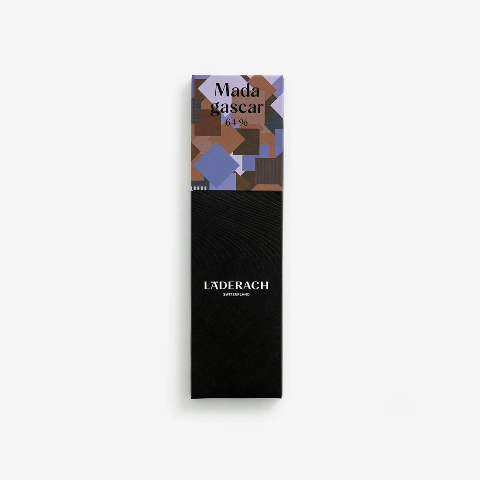 Шоколад темный Grand Cru Madagascar 64% LADERACH, 64г_1