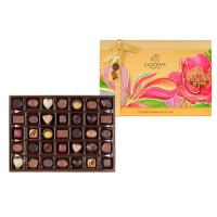 Шоколадные конфеты Gold Flower Box 25шт, GODIVA, 258г