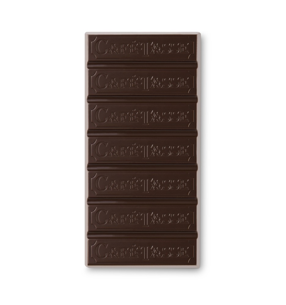 Шоколад темный (миндаль) Dark chocolate family bar with almonds CAFE-TASSE, 85г