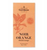 Шоколад темный (апельсин) Dark chocolate family bar with orange CAFE-TASSE, 85г