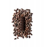 Шоколад темный Dark chocolate bar 77% with Cocoa nibs CAFE-TASSE, 45г_2