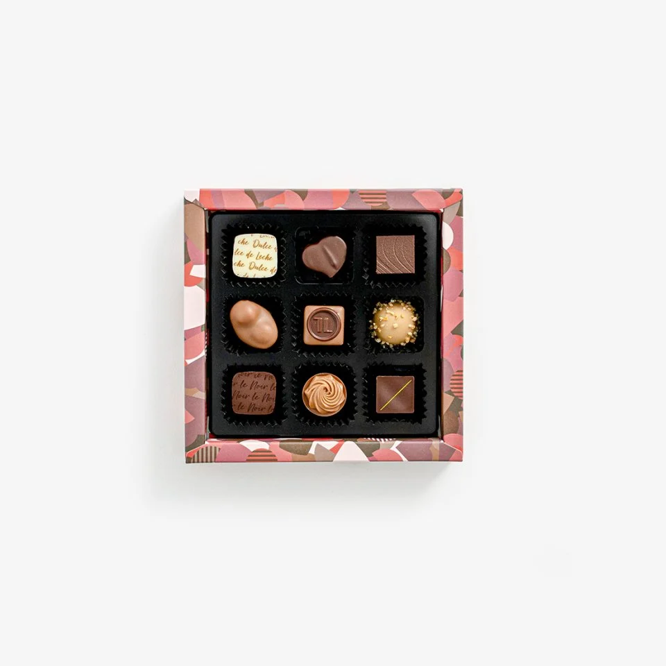 Пралине Mini Praline Selection 9шт, LADERACH, 63г