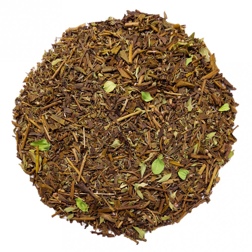 Зеленый чай японский Ходзича с чабрецом