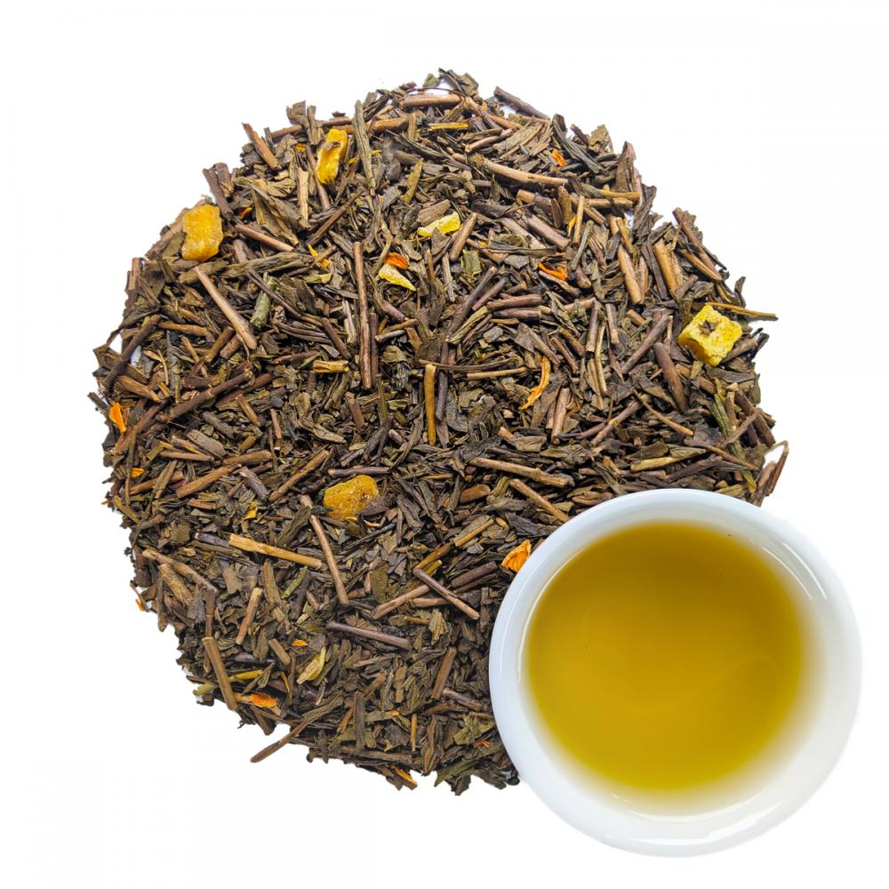 Зеленый чай японский Ходзича Манго