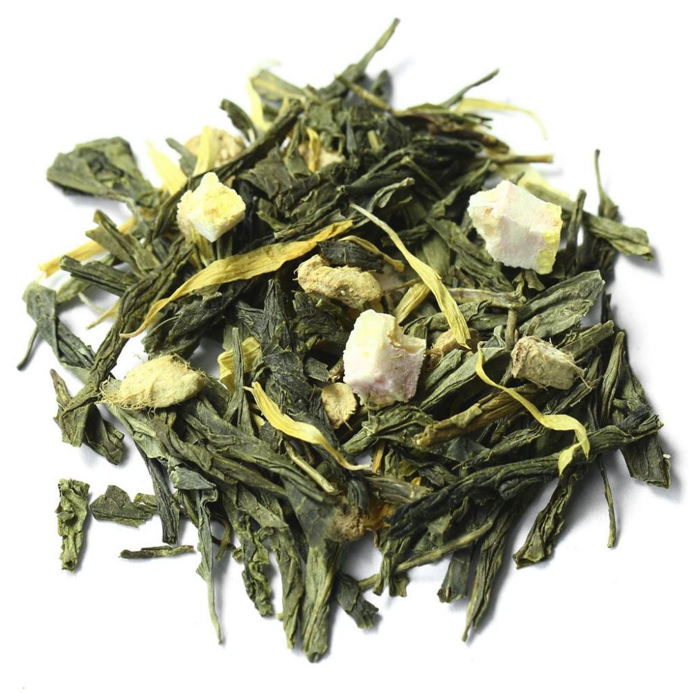 Зеленый чай Лимон с имбирем