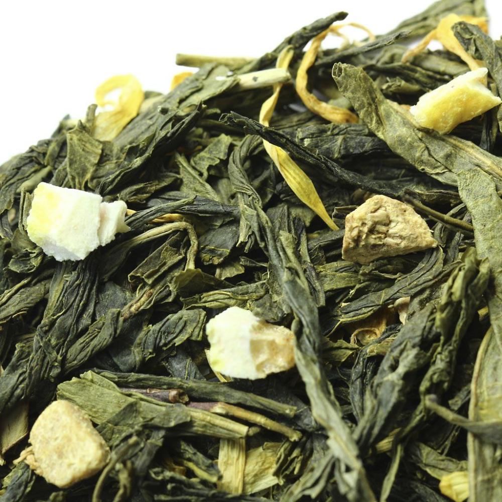 Зеленый чай Лимон с имбирем