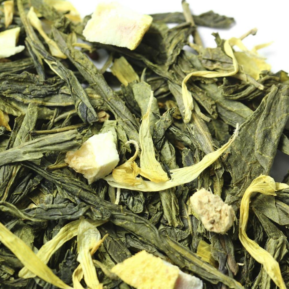 Зеленый чай Лимон с имбирем