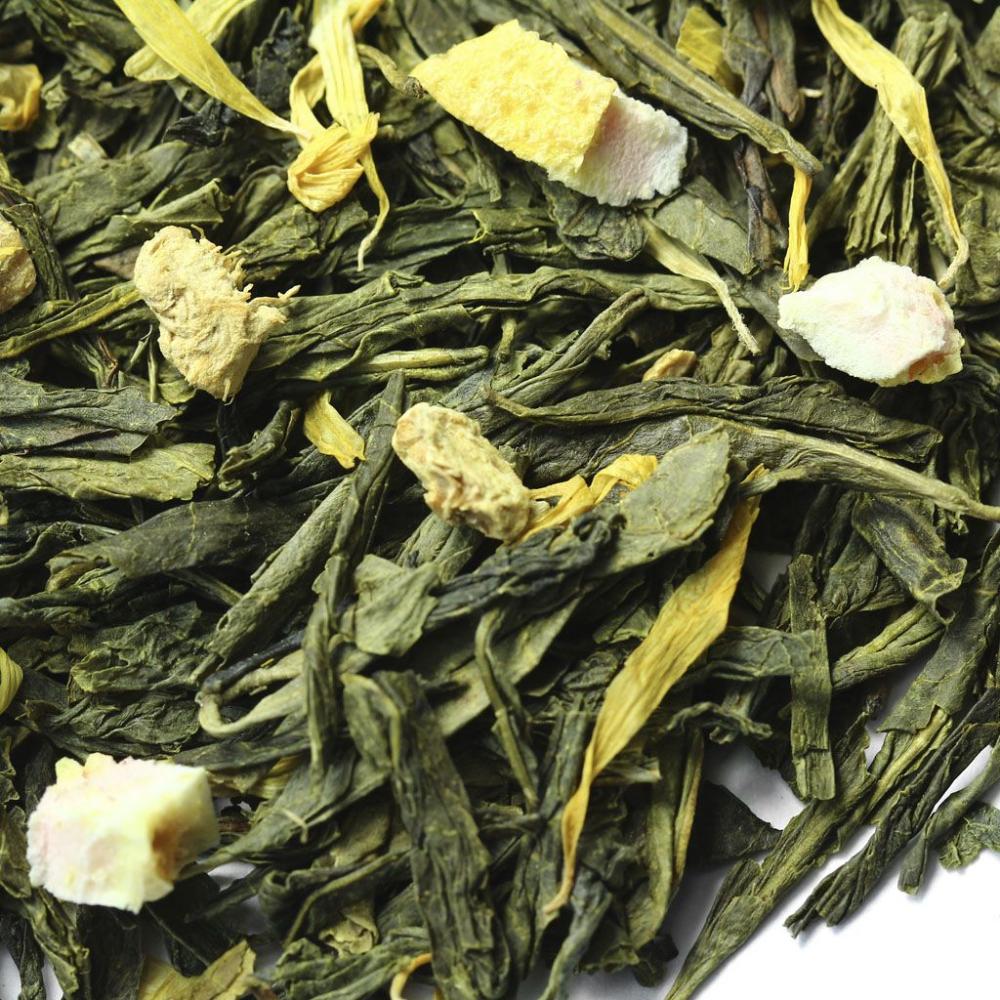 Зеленый чай Лимон с имбирем