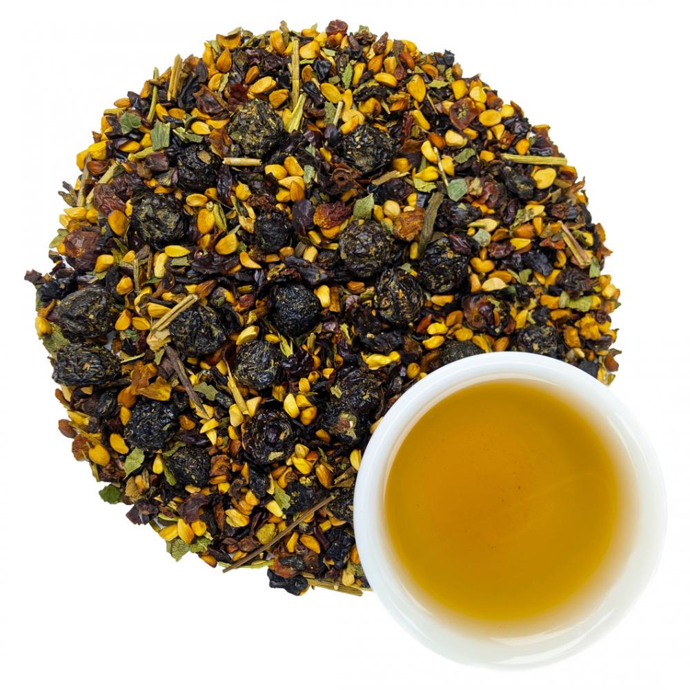 Чай травяной Вишня на шиповнике