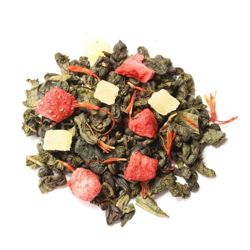 Зеленый чай Земляника со сливками