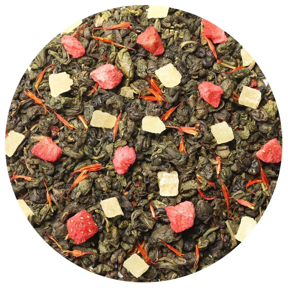 Зеленый чай Земляника со сливками