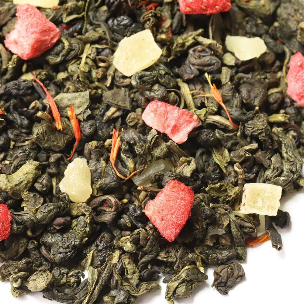 Зеленый чай Земляника со сливками