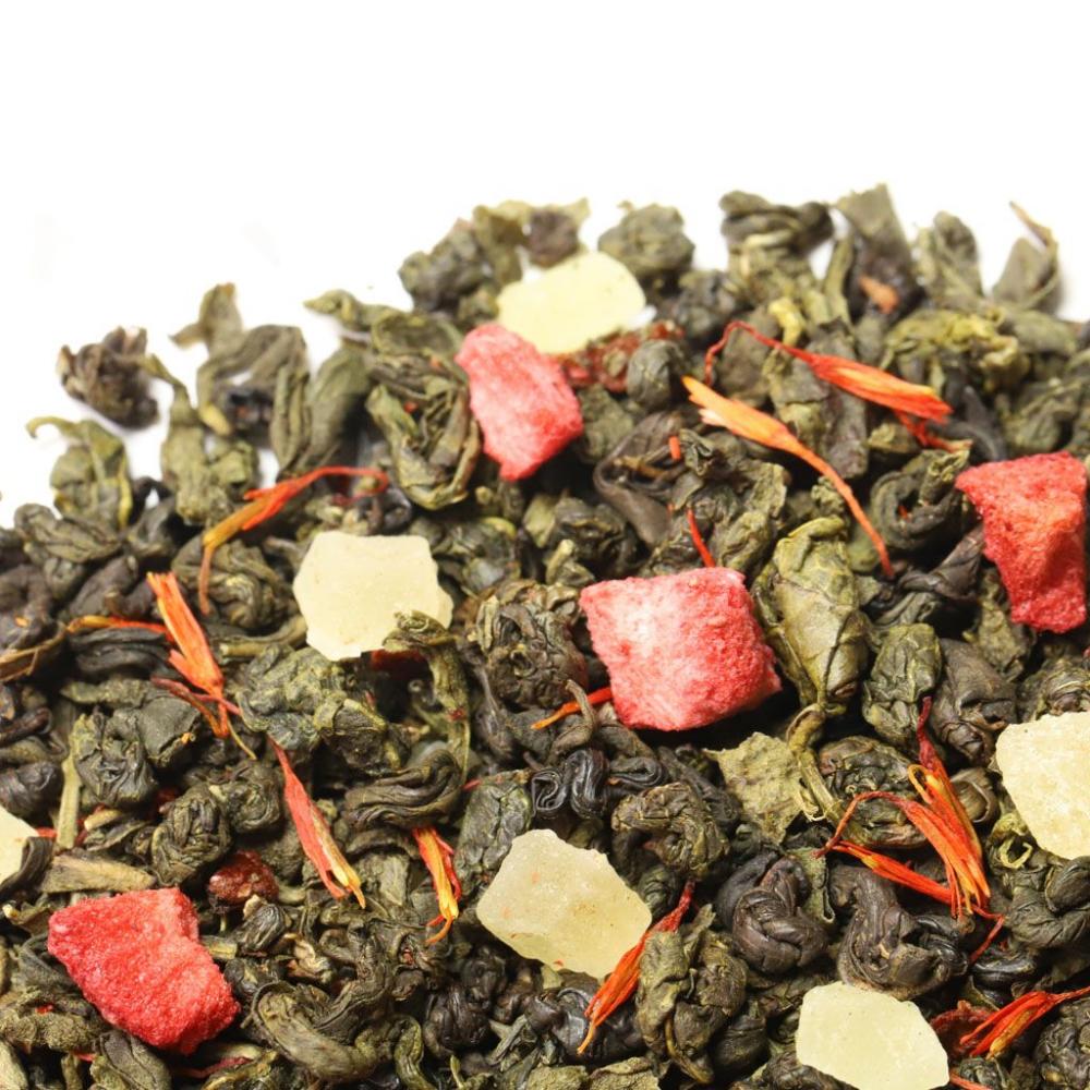 Зеленый чай Земляника со сливками