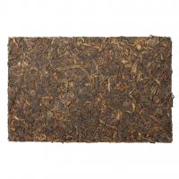 Шу пуэр Плитка №1 в бамбуковом листе, 230-250г_3