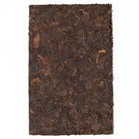 Шу пуэр Плитка №7562 в бамбуковом листе, 230-250г_4