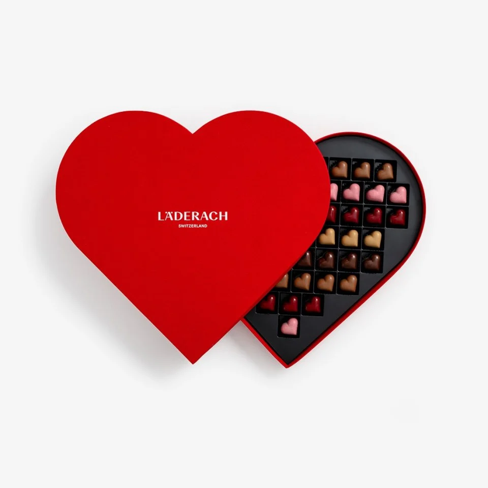 Пралине в форме сердечек, LADERACH, 54 шт