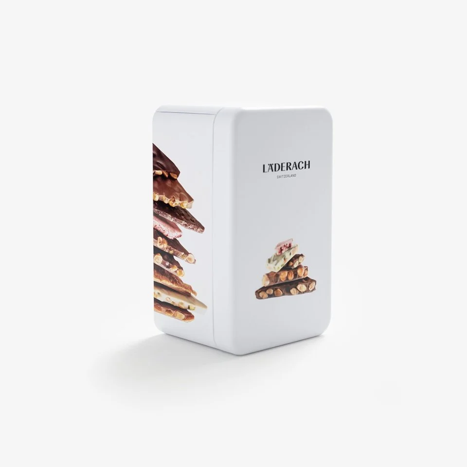 Шоколад mini LADERACH, в жестяной банке, 15 шт