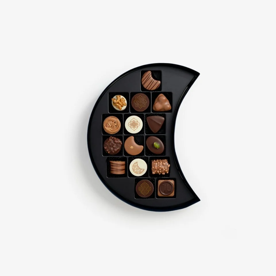 Набор пралине в форме полумесяца LADERACH, 170г_1