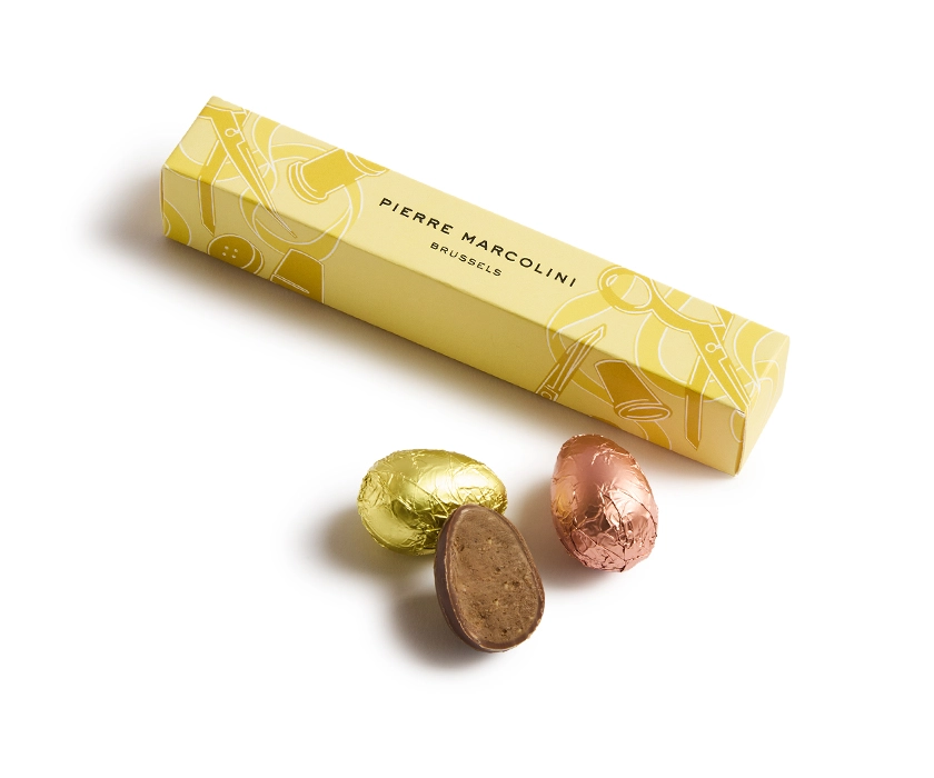 Шоколадные яйца пралине 5 шт PIERRE MARCOLINI, 55 гр