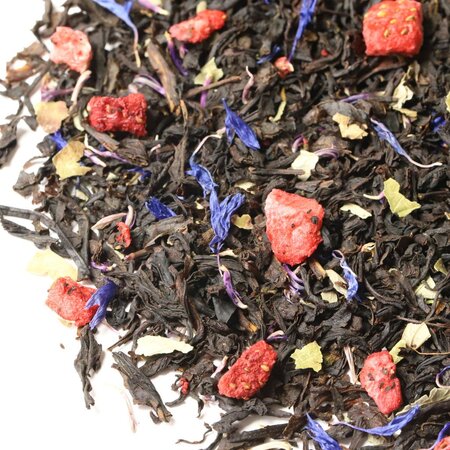 Чай черный Земляника со сливками