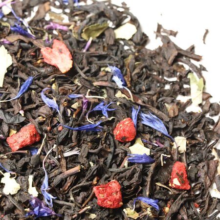 Чай черный Земляника со сливками