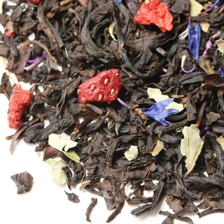 Чай черный Земляника со сливками